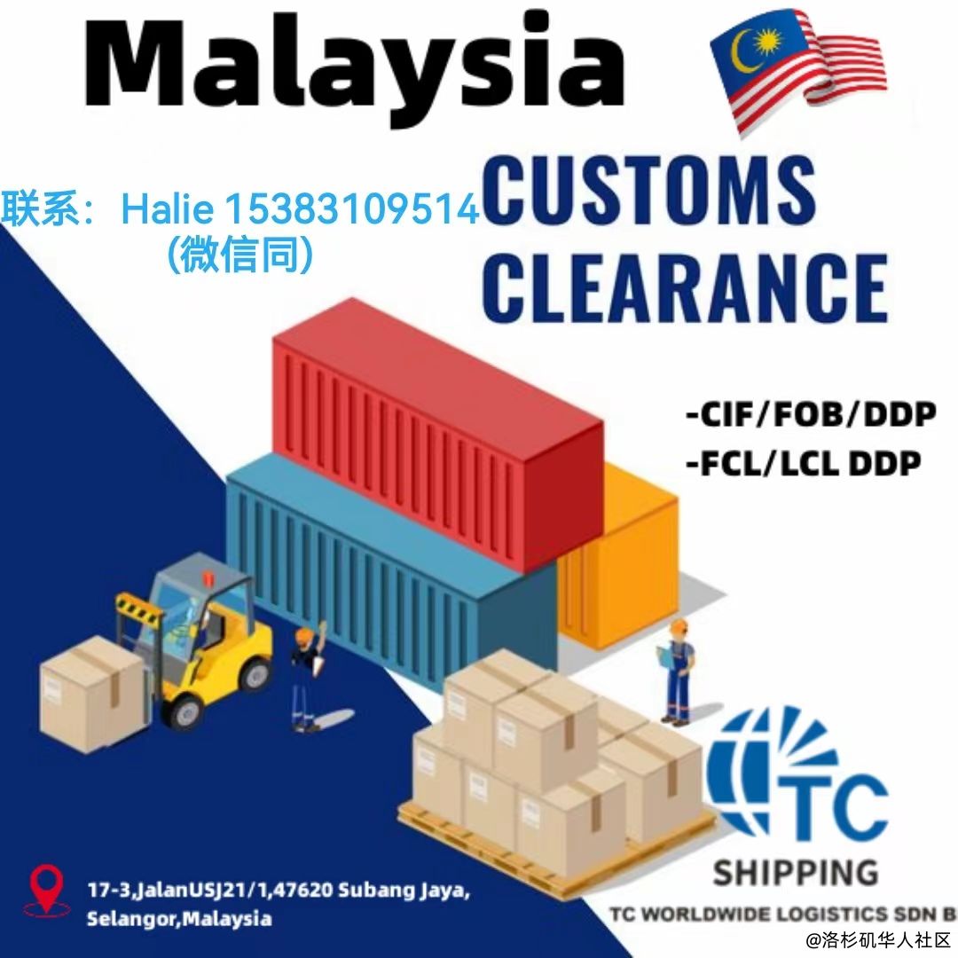 马来西亚 整柜一手庄货代 有马来西亚分公司 双清关到门