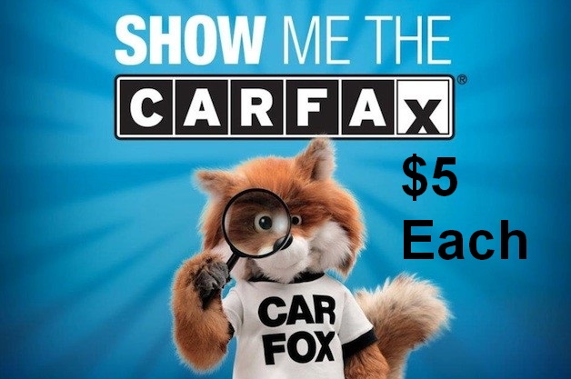 $5 Carfax查询 先看报告后付款