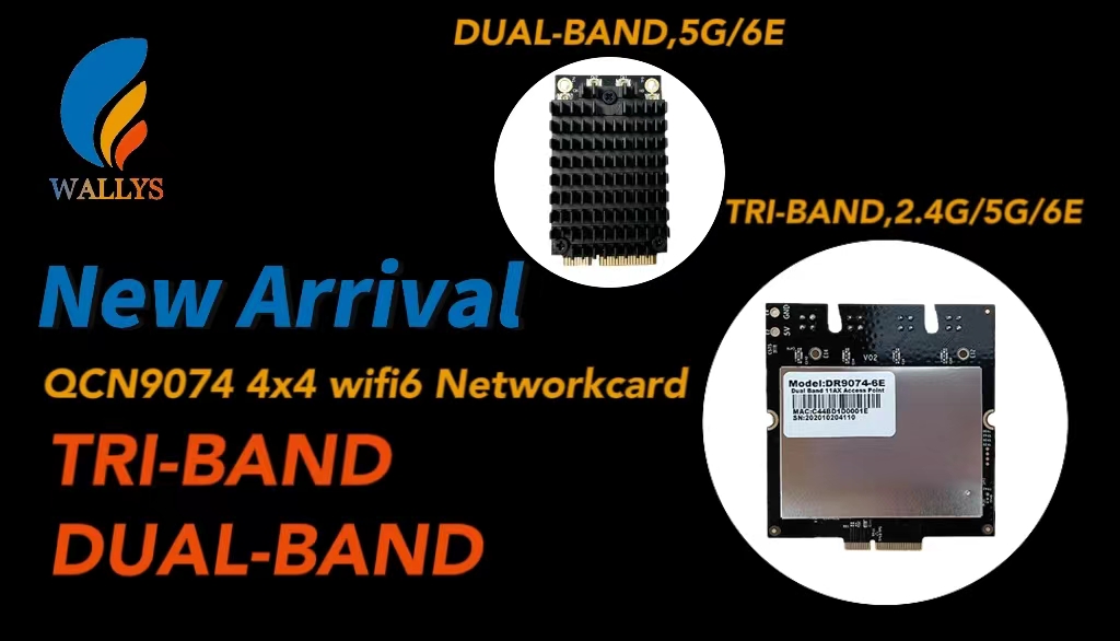 New Arrival: QCN9074 Dual Band/Tri-band 4X4 WIFI6 Network Card DR9074 (#QCN9074)