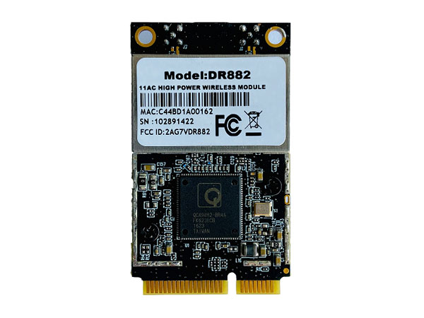 QCA9882 2×2 MU-MIMO 5G High power radio card DR882 |802.11ac 802.11an wifi5