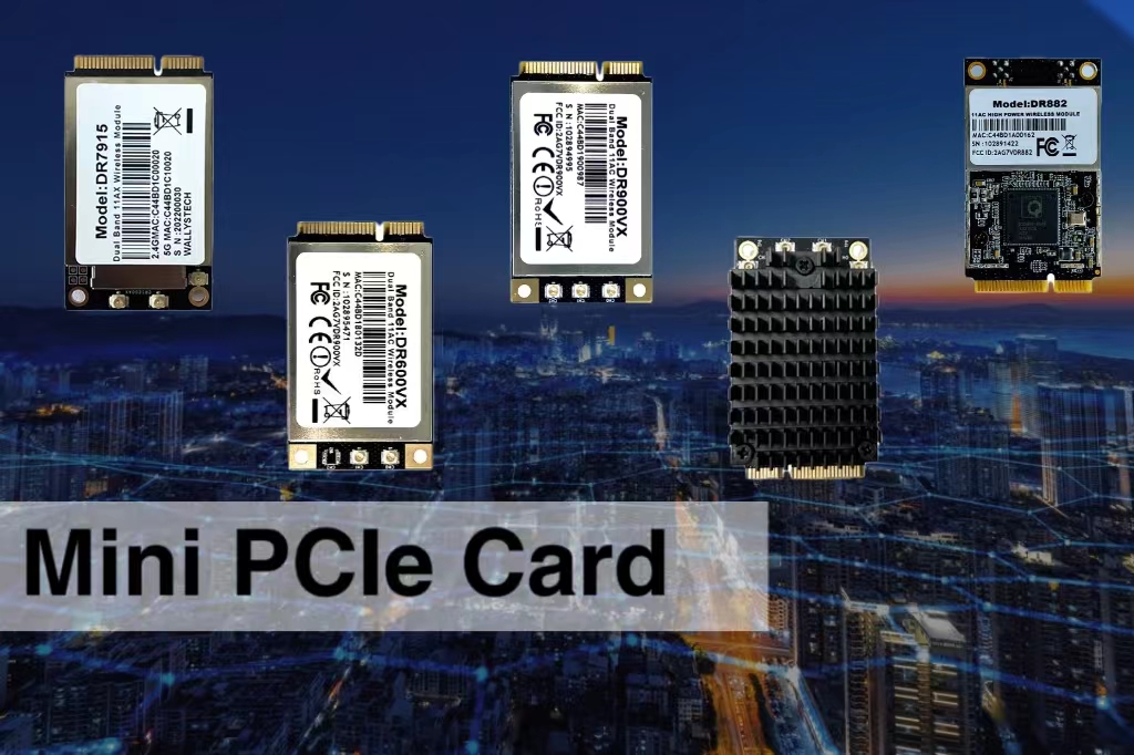 Wallys miniPCIe wlan modules/  QCA9880 /2.4G&5G/3×3 MIMO Technology.