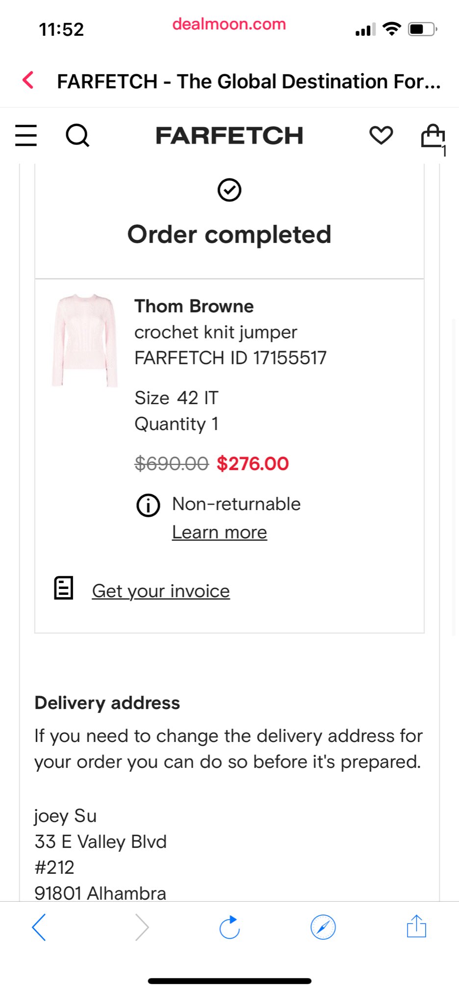 Thom Browne毛线衣