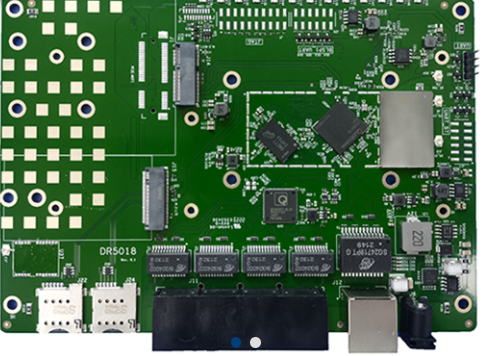 DR5018 Qualcomm-Atheros IPQ5018 M.2 Card Slot for 5G  and QCN9074 WIFI 6E Card