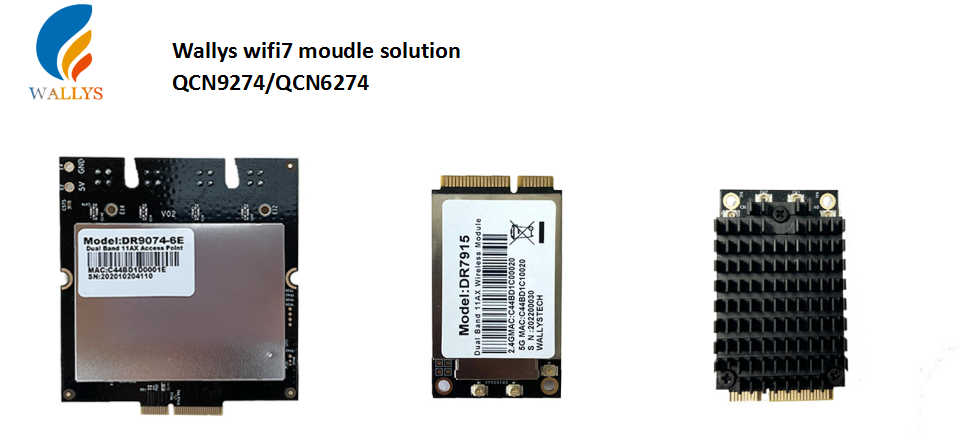 Wifi7 solution/IOT/QCN9274 2.4GHz/5GHz can achieve up to 867Mbps transfer rates