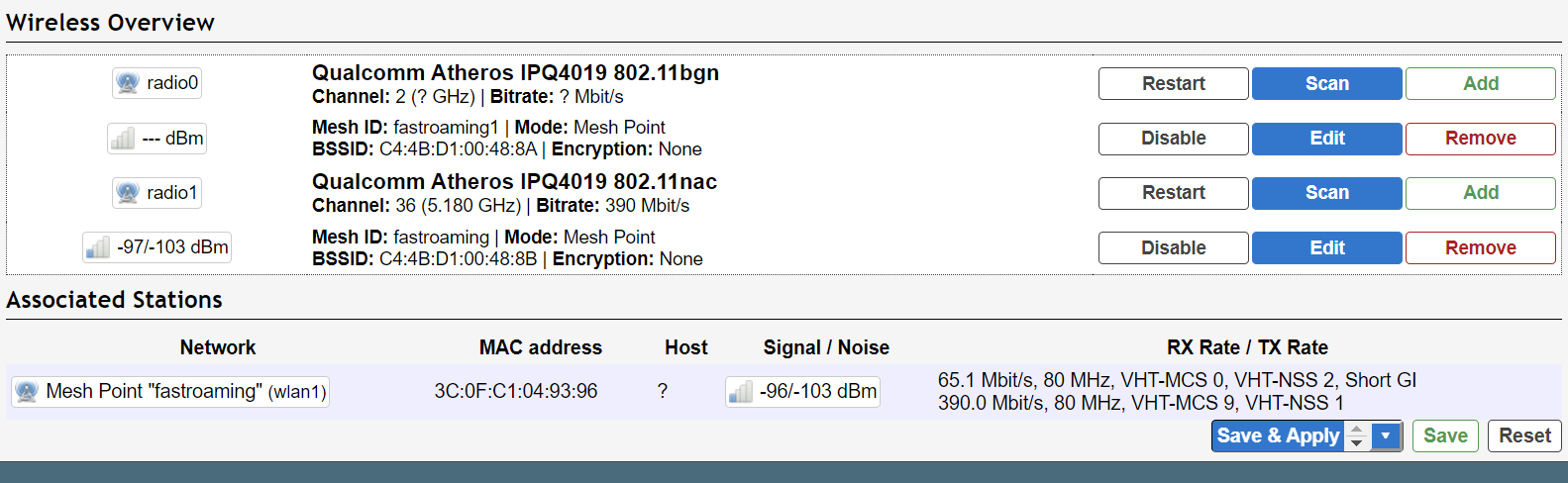 IPQ5018-IPQ4019-IPQ6010-support WIFI technology-MESH-FAST ROAMING