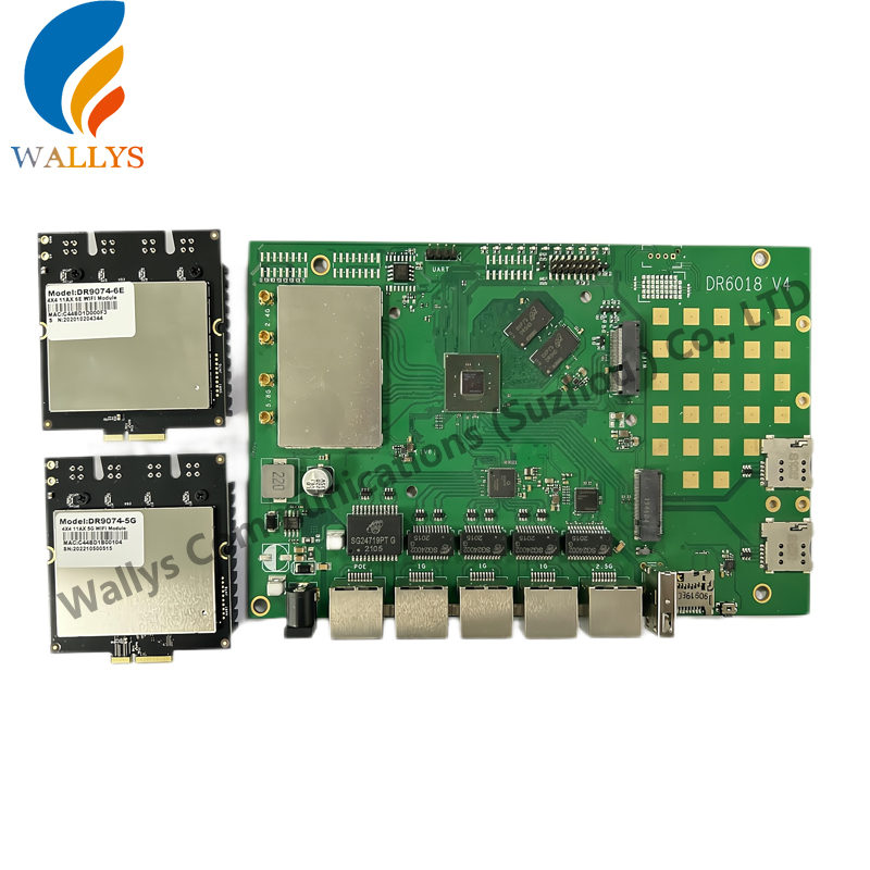 Wallys/linux OS/IPQ6010+QCN9074/QCN9024 M.2 2.4G/5G moudle WPA3 Encrypt