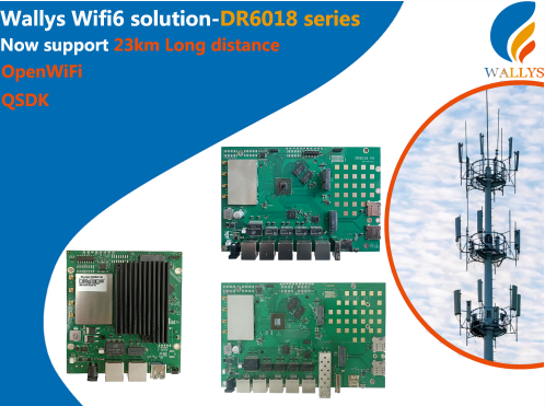 IPQ9554 and IPQ6010 support QCN9274-QCN9074 to achieve triple-band 2.4G, 5G, 6E