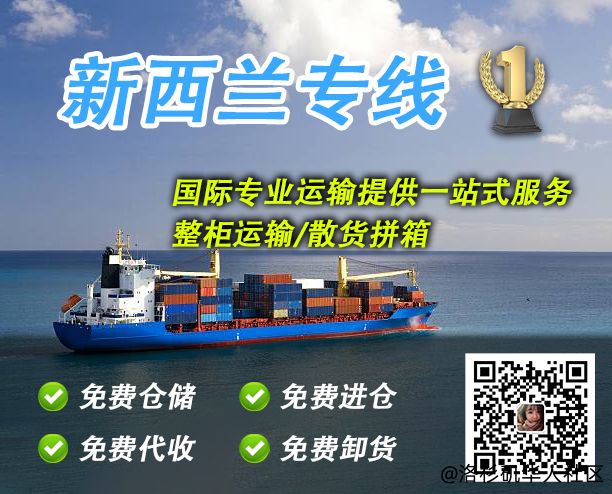 全网值得信赖的中国到新西兰跨境海运空运服务